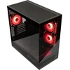 Kolink GSI SmartAssembly ARGB Glass Micro-ATX PC case, mid tower, Micro-ATX, Tempered Glass – juodas, 750 watts Gold power supply