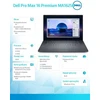 Nešiojamas kompiuteris „Dell Pro Max 16 Premium“ darbo stotis MA16250 W11P U7-265H 32GB 1TB RTX Pro 1000 Blackwell 8GB GDDR7 FGRPR kamera ir mikrofonas WLAN+BT 16.0 FHD+ 6C VPro/3YPS