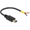 Delock kabelis USB 2.0 Mini-B kištukas > 2x atviri kabelio galai galia 10 cm Raspberry