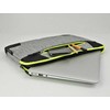 DeLOCK 18410 torba na laptop 33,8 cm (13.3'') Dėklas kieszeniowe Juodas, Pilka, Geltonas