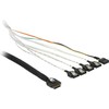 Delock 1m, Juodas (83314)