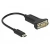 Delock DeLOCK 63908 lygiagretus kabelis Juodas 0,15 m DB-9
