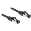 Delock DeLOCK 80566 kabelis sieciowy Juodas 0,25 m Cat8.1 S/FTP (S-STP)