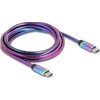 „Delock“ USB kabelis USB-C - USB-C 2 m, daugiaspalvis (81116)