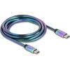 „Delock“ USB kabelis USB-C - USB-C 2 m, daugiaspalvis (81116)
