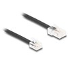 Delock DeLOCK 88036 kabelis telefoniczny 2 m Juodas