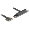 Delock DELOCK Adapteris Mini PCIe Stecker zu PCIe 3.0 x8 Slot 90°