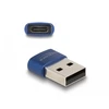 Delock Adapteris USB 2.0, USB Typ-A vyrams do USB Type-C żeńskie, mėlyna