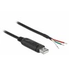 DELOCK Adapterkabel USB 2.0 Typ-A zu seriell RS-232 mit 3