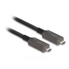 Delock Aktywny Optyczny USB-C™ 4K Video + Dane + PD Kabelis 10 m