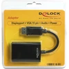 Delock Adapteris Displayport 1.1 vyriškas > VGA lizdas + garsas + maitinimas