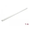 DeLOCK Cable Duct Mini self-closing self-adhesive 10 x 10 mm - length 1 m baltas, Baltas, PVC, Adhesive tape, 10 mm, 1 pc(s)