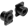 Delock D-Tipo modulis MPO lizdas į lizdą juodas (91175)