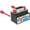 Delock DB- 9 - DB- 9, Juoda (65593)