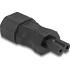 Delock DeLOCK 80469 Lyties keitiklis / Kabelis IEC 60320 C14 IEC 60320 C7 Juodas