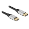 Delock DeLOCK DisplayPort kabelis 16K 60 Hz 1 m sidabrinė metal