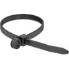 Delock DELOCK Kabelbinder mit Befestigungsöse L400xB7,6mm bl. 10St.