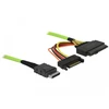 Delock Kabelis SAS 0,5 m 32 Gbit/s Juodas, Žalias, Raudona, Geltonas (85802)