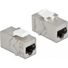 Delock DELOCK Keystone Modul RJ45 Buchse zu RJ45 Buchse Cat.6A