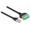 Delock DELOCK RJ45 Kabelis Cat.6 St > Terminalblock Adapteris 30cm 2tlg