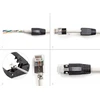 „Delock“ RJ45 modulinių jungčių rinkinys „Cat.6A“, „Cat.7“, 25 lizdų
