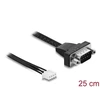 Delock Kabelis szeregowy RS-232 D-Sub 9 Pin wtyczka do JST XH 4 Pin gniazdo pinowe 25 cm (91277)