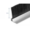 Delock DeLOCK juosta 40 mm su kampuotu aliuminio profiliu – ilgis 1 m, juoda, aliuminis, plastikas, stačiakampė, 1000 mm, 40 mm, Kinija