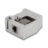 Delock DeLOCK Przejściówka na szynę DIN su modułem Keystone RJ45 żeński do żeńskiego RJ45, Cat.6A