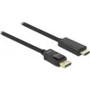DELOCK Cable Ekranas Port-St > HDMI-St 3m