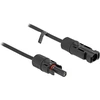 Delock DL4 Solar Kabelis 4 mm² Wtyczka do gniazda 1 m juoda