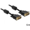 Delock Cable DVI 24+1 vyriškas > DVI 24+1 kišas 5 m juodas