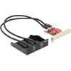 Delock Priekinis skydelis 3.5Cala 2 x USB 3.0 + PCI valdiklis (61775)