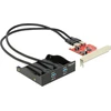 Delock Priekinis skydelis 3.5Cala 2 x USB 3.0 + PCI valdiklis (61775)