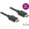 Kabelis Delock HDMI - HDMI 0,5m juoda (85386)