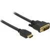 DELOCK HDMI į DVI 24+1 kabelis dvikryptis 0,5 m