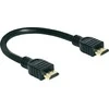 DELOCK kabelis didelės spartos HDMI Ethernet – 25 cm vyriškas / vyriškas