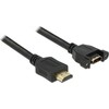 Delock Delock HDMI – HDMI kabelis 1m juodas (85102)