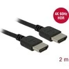 Delock Premium HDMI laidas 4K 60 Hz 2 m