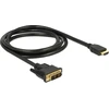 Delock HDMI laidas – DVI-D 5m juodas (85586)