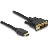 Delock HDMI laidas – DVI-D 5m juodas (85586)