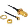 Delock I-PEX – RP-SMA, 0,2 m (88746)