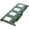 Delock „InLine® PCIe“ plokštė su 4 vidinėmis U.2 NVMe SFF-8639 jungtimis – dvišakis pajungimas, PCIe x16