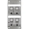 Delock InLine® 4 prievadų Cat.6A skirstytuvas sienai/kolonai, įskaitant Keystone modulius