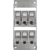 Delock InLine® 6 prievadų Cat.6A skirstytuvas, skirtas montuoti ant sienos/bėgio, su Keystone moduliais