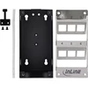 Delock InLine® 6 prievadų Cat.6A skirstytuvas, skirtas montuoti ant sienos/bėgio, su Keystone moduliais