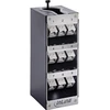 Delock InLine® 9 prievadų Cat.6A skirstytuvas sieninis/bėgiui su Keystone moduliais