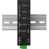 Delock InLine® USB 3.2 Gen.1 pramoninis šakotuvas, USB-C, 4 prievadų, su maitinimo šaltiniu