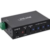 Delock InLine® USB 3.2 Gen.1 pramoninis šakotuvas, USB-C, 4 prievadų, su maitinimo šaltiniu