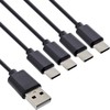 Inline Kabelis USB Delock USB-A - 4x USB-C 1 m Juodas