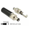 DELOCK jungtis DC 2.1x5.5x9.5mm (juodas)